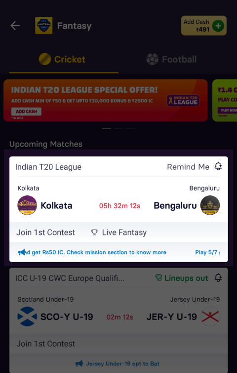 fantasy cricket